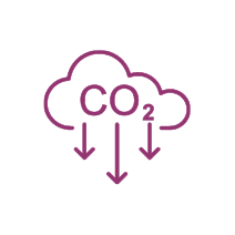 CO2排出量のアイコン